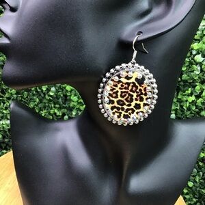 Animal print earrings